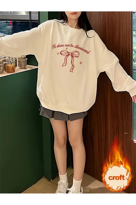 Bisiklet Yaka Sweatshirt