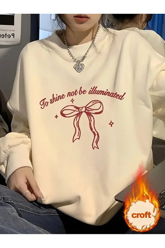 Bisiklet Yaka Sweatshirt