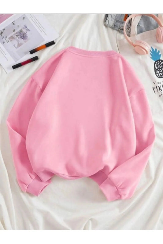 Bisiklet Yaka Sweatshirt