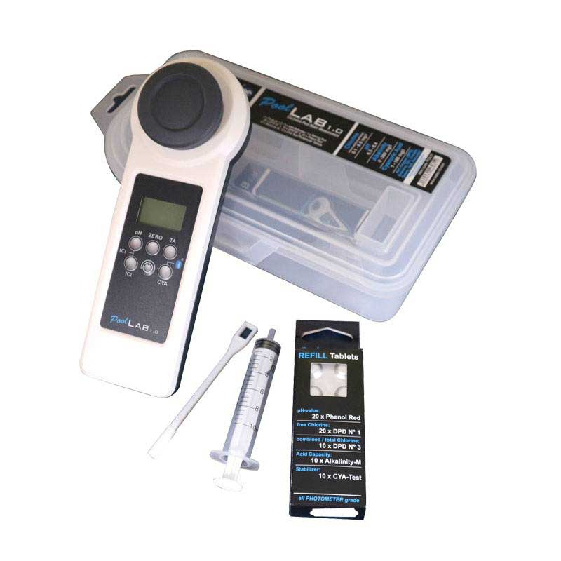 PoolLab 5’li Fotometreli Elektronik Havuz Suyu Test Aleti